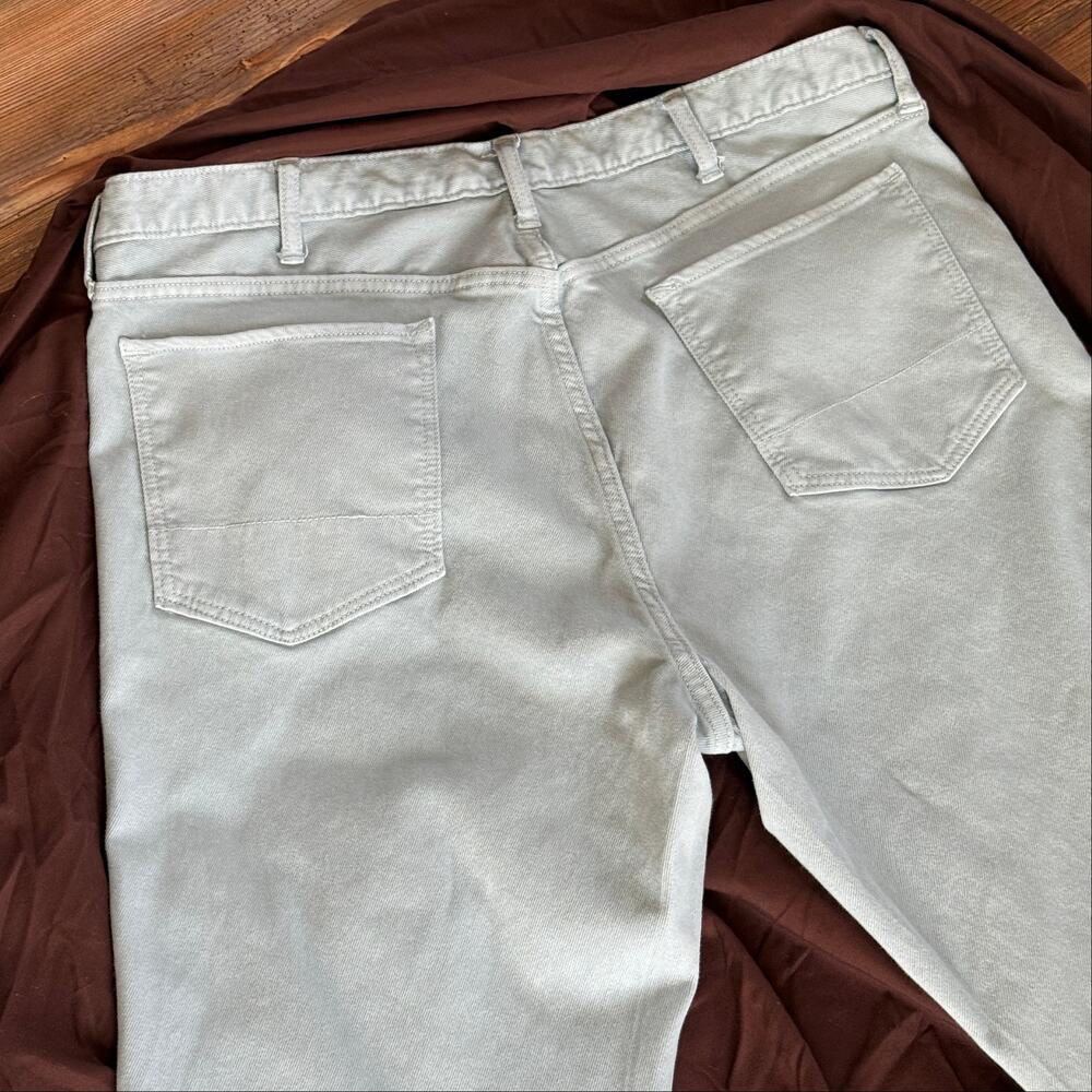 Banana Republic Premium Performance Jeans Men’s 38x32 Soft Blue Straight Stretch - Picture 3 of 6